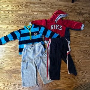 2 outfits. Nike and OshKosh B’gosh size 24 months